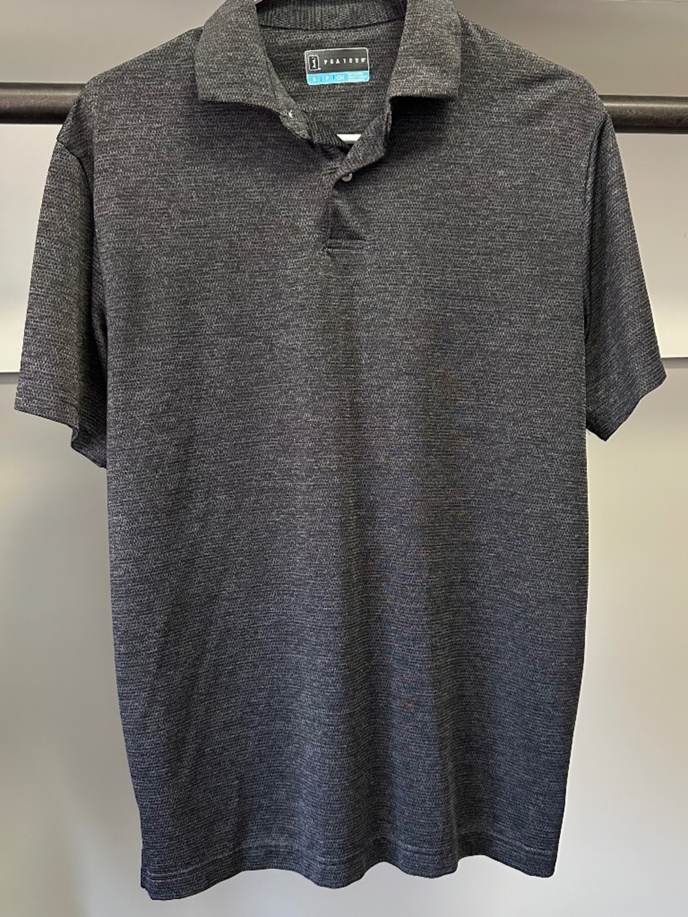 Men's PGA Tour Dark Gray Polo size small.